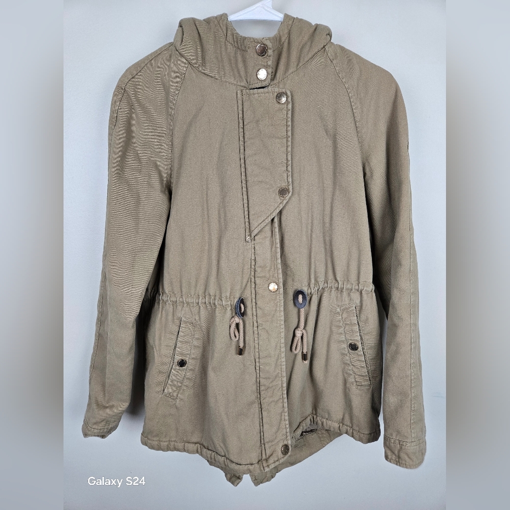 Collection‎ B Women's Utility Jacket in Light Brown